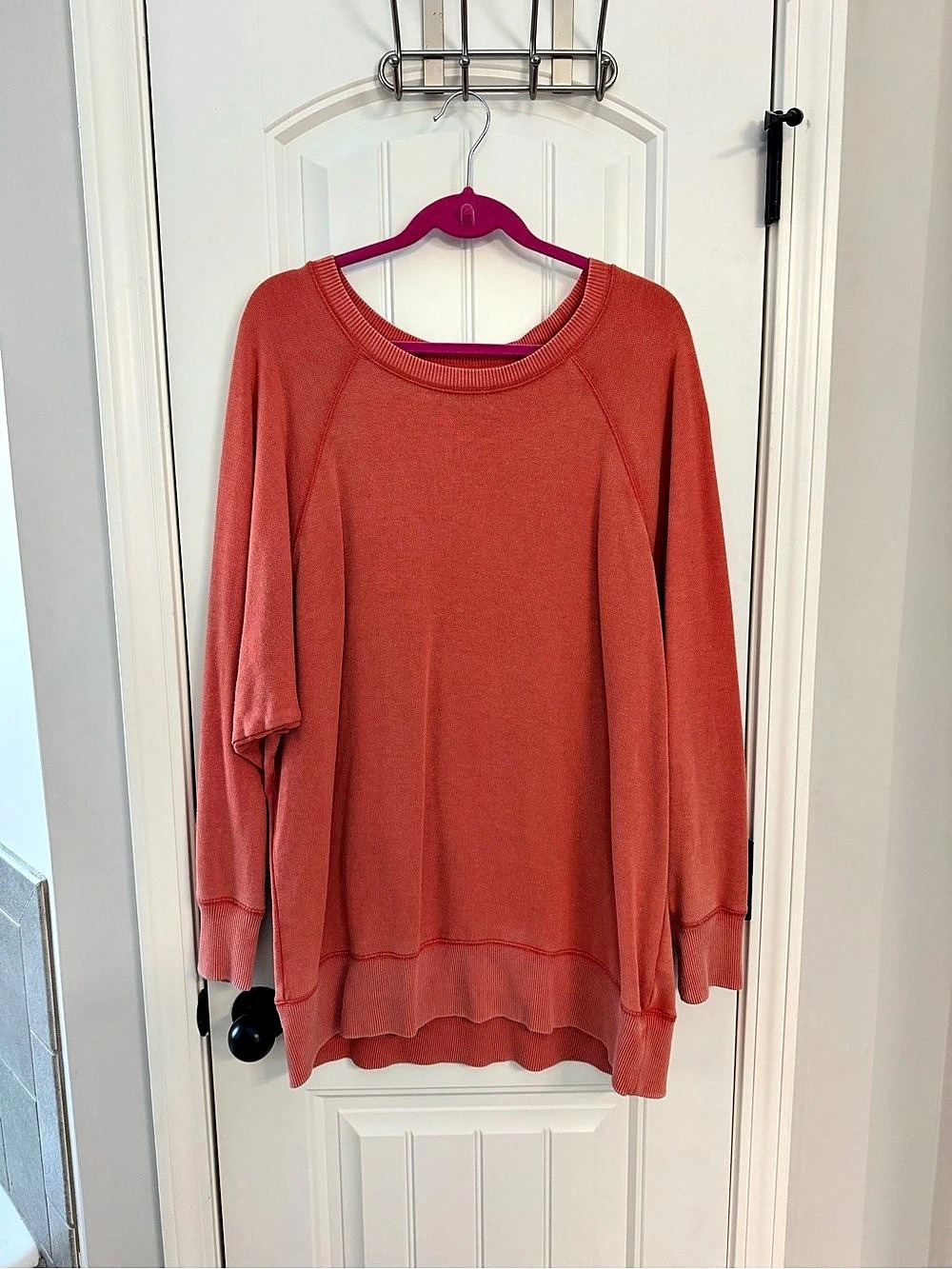 Aerie Slouchy Tunic Sweater Orange